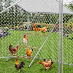 40''x55'' Chicken Perch for Coop with Ladder Design, Weatherproof Roosting Bars for Chickens, Durable Hen Coop Accessories for Backyard Poultry