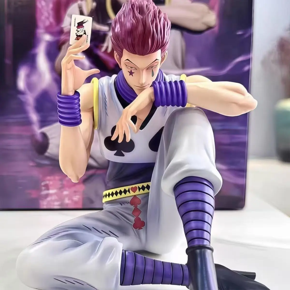 Hunter x Hunter Hisoka Morow Sitting PVC Figure 13.5cm,260g