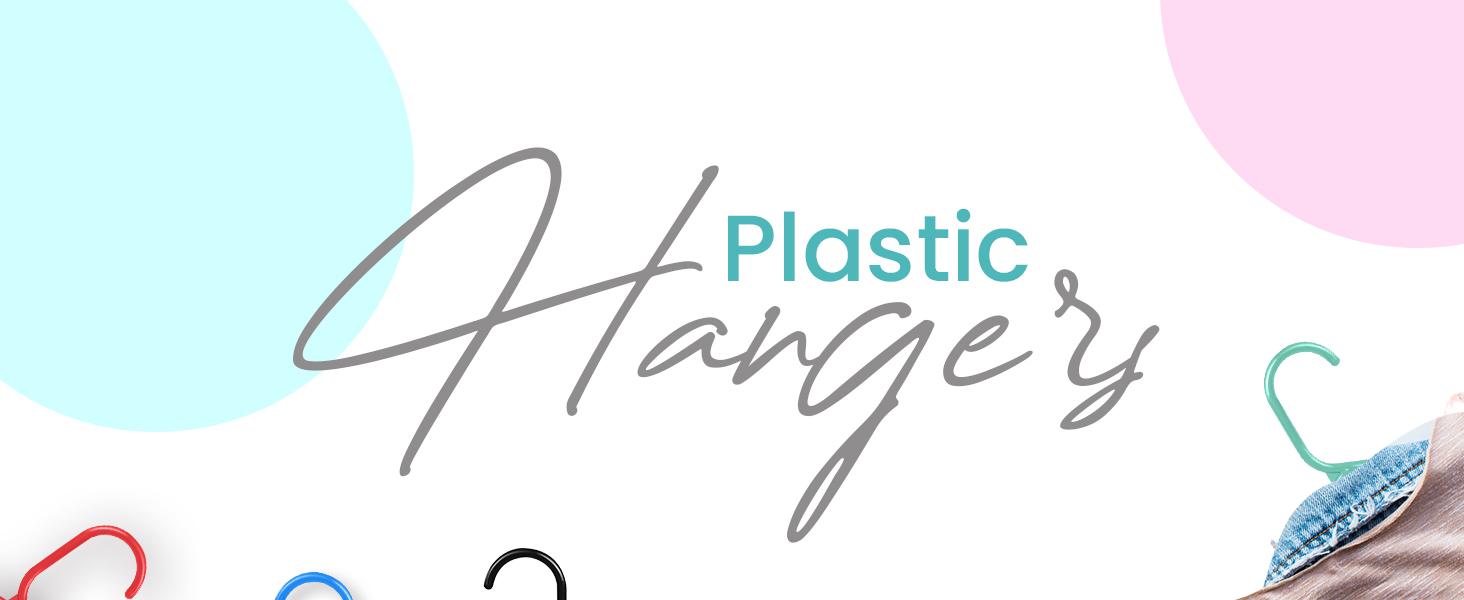 Utopia Home Durable Plastic Hangers with Hooks – Space-Saving Clothes Hangers for Closet Organization