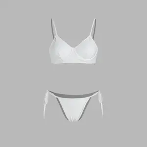 Cider V-neck Underwire Bikini Set