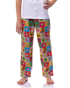 Scooby-Doo Girls Pjs All Over Print Square Icons Lounge Pajama Pants