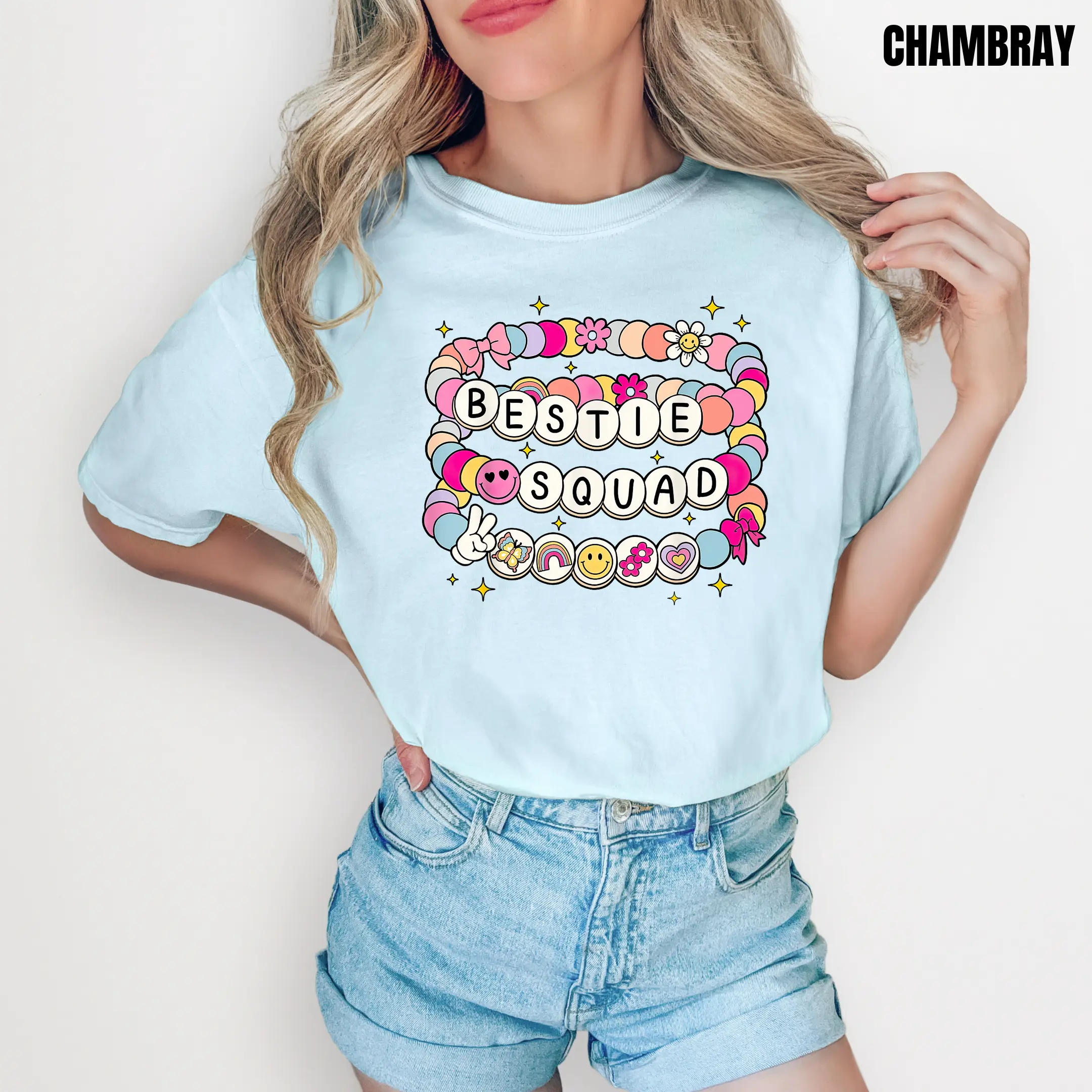 Bestie Squad Bracelets Comfort Colors T-Shirt 'NLB'