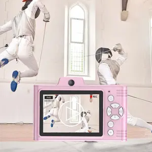 Digital Camera, 48MP FHD Dual Camera With 2.5K Video, 8GB SD Card, 8X Zoom, Small Camera With Card Reader, Compact Point And Shoot Camera With Games For Girls, Boys, Birthday, School Season Gifts