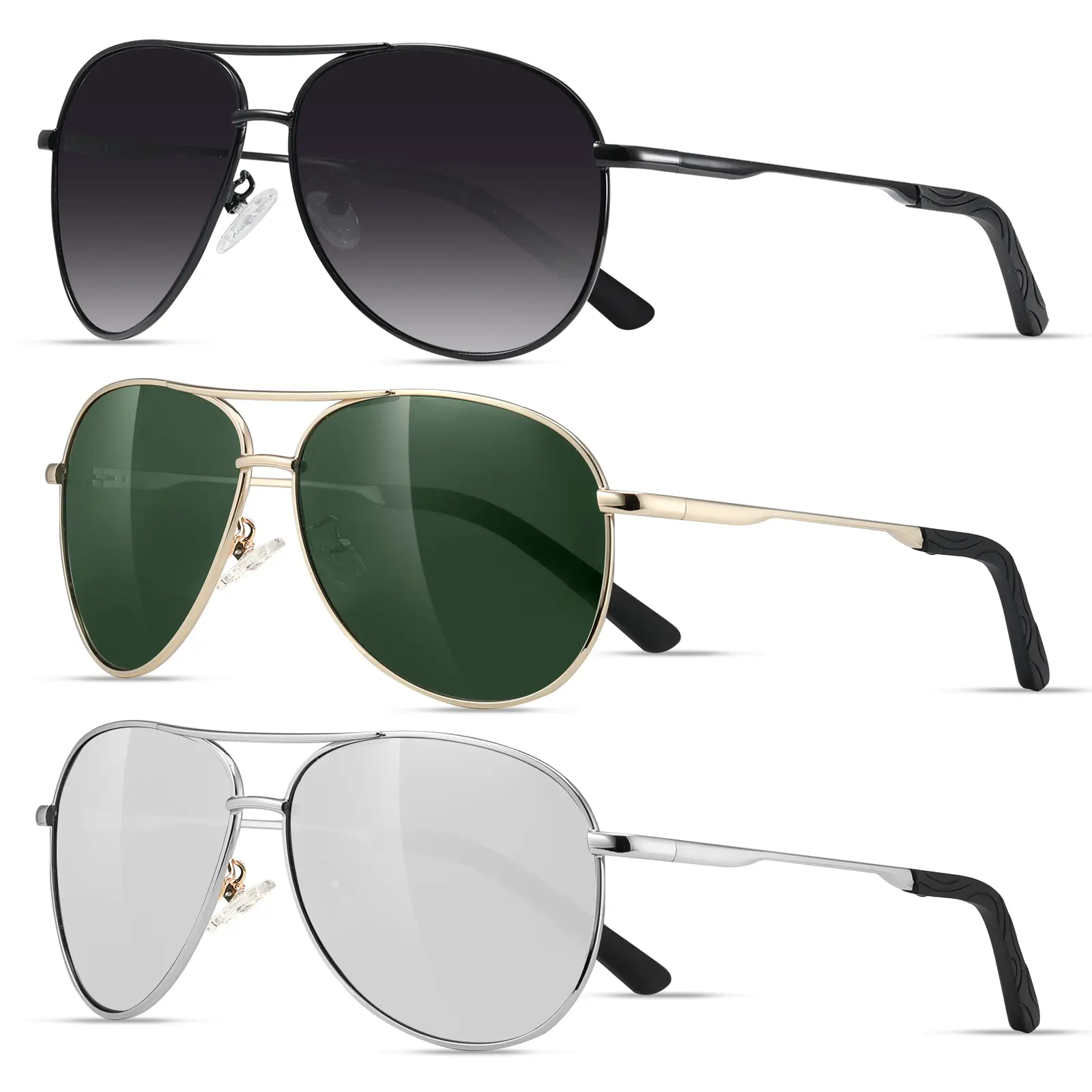 black Gradual black+gold G15+silver silver