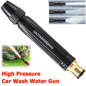 High Pressure Hose Nozzle Water Gun, Pressure Booster for Car Wash, Garden Use