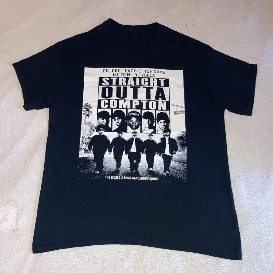 N.W.A Straight Outta Compton T Shirt Y2K Graphic T-Shirt Unisex Fit S–5XL HGH30704