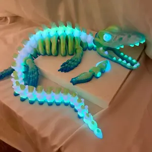 Flexi Glow-in-the-Dark Mosasaurus – Articulated 3D Printed Sea Dino
