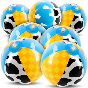 8PCS Beach Ball Set - 8 Inch Toy-Inspire Game Themed Inflatable Balls for Kids Inspired by Popular Animated Movies, Perfect for Beach Party Games,Summer Pool Fun, Birthday Favors,Classroom Prizes