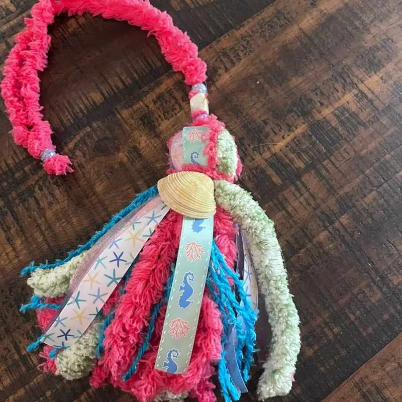 Elegant Tassel Bookmark with Ocean Themed Design - Simple Yet Effective Reading Accessory for Book Lovers