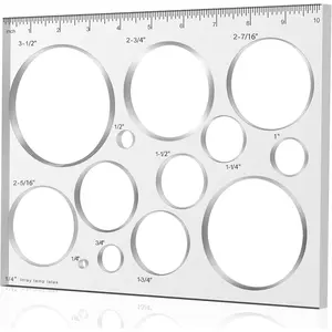 10 * 7.9 inches 13 in 1 Router Jig Kit for Woodworking - Bowtie, Circle Inlay & Decorative Templates