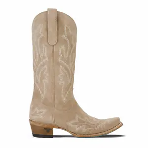 Lane Womens Saratoga Casual Boots Mid Calf Low Heel 1-2" - Beige