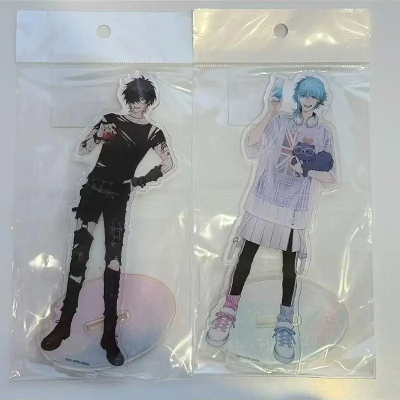 DRAMAtical Murder & Slow Damage Seragaki Aoba Acrylic Standing Plate, Anime Game Character Figure Stand, Collectible Desk Ornament, Cosplay Prop Accessory Gift, 1*Pcs Standing Plate