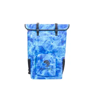 Waterproof Floating Backpack Cooler - Ocean Blue