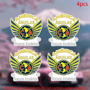 Aguilas del America Somos America Club America Futbol Mexicano Liga MX Sticker-Car stickers for doors, windows, laptops, luggage, furniture and bumpers-durable adhesive vinyl material