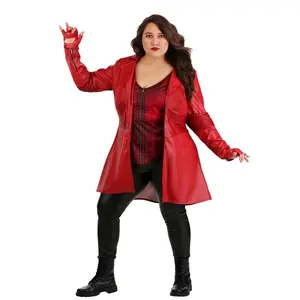 Plus Size Premium Scarlet Witch Costume for Women