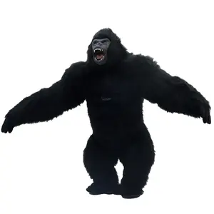 Inflatable Gorilla Costume Adult 8.2ft Tall Halloween Christmas Dress Party Roar King Kong Costume for Festive Events