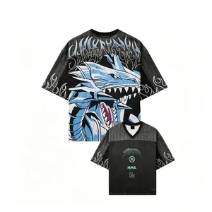 Blue Eyes White Dragon- You-Gi-Oh Jersey Men’s Large W/Tags