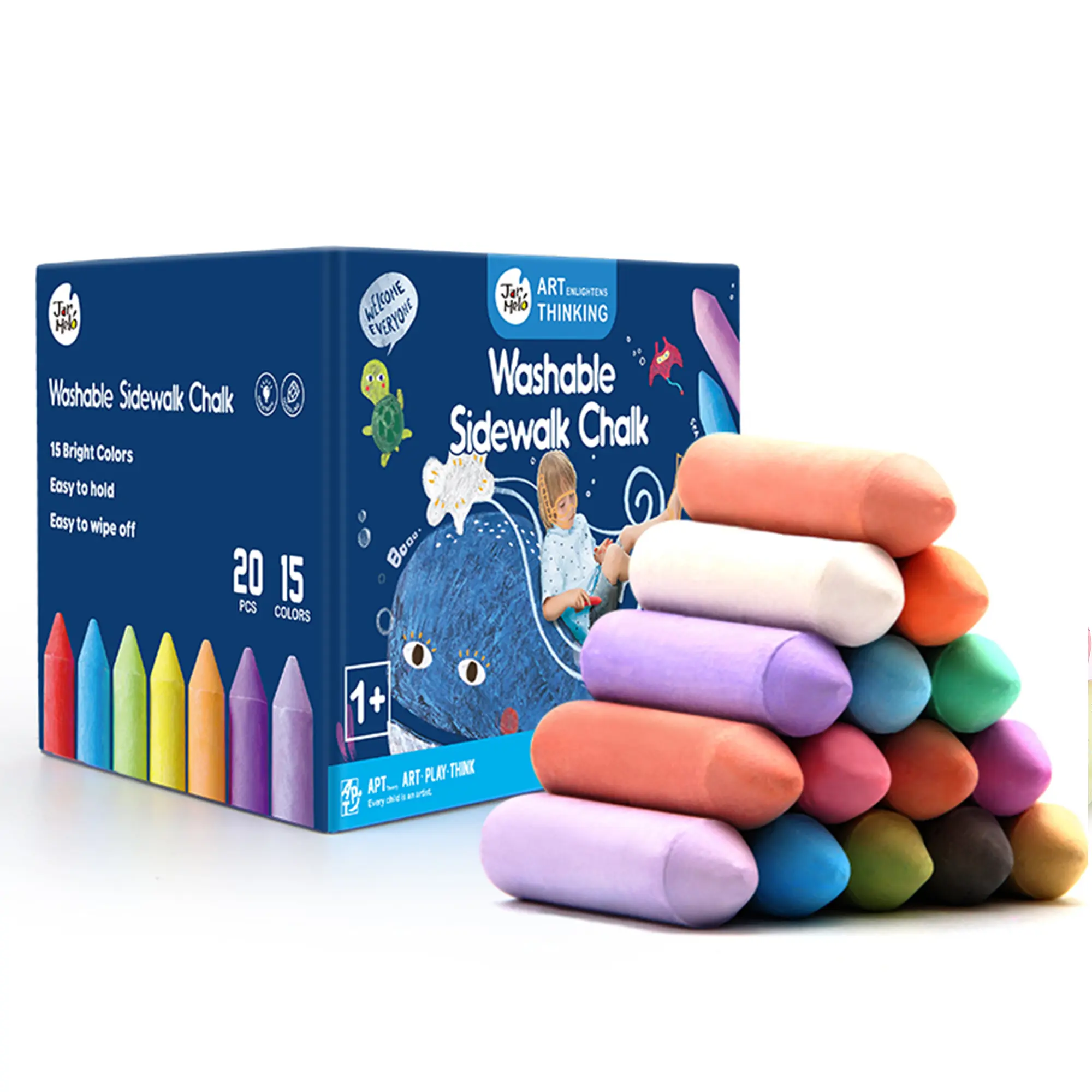 Jar Melo Sidewalk chalk