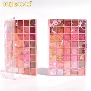 KEVIN&COCO 40-Color Bowtiful Eyeshadow Palette - Makeup Cosmetic Eyeshadow Palette with 40 Unique Shades for Stunning Looks
