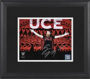 Sami Zayn WWE Framed Autographed 8" x 10" Entrance Arms Out Photograph - Fanatics Authentic Certified