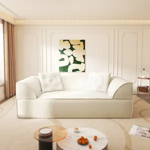 3-in-1 Convertible Sofa Bed, 79.5" Modern Deep Seat Couch with 2 Pillows, 3-Seater Sofa, Sparkling Chenille Fabric Sofa,Chaise Lounge for Living Room, Studio,Office, Chaise Modular Deep Seating Sofa,Premium High-Density Foam & Plush Corduroy,U#Summervibes