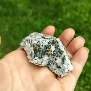 Quartz and Pyrite Cluster - Natural Mineral Specimen Featuring Crystal and Pyrite Elements