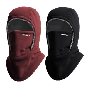 Outdoor Winter Warm Hat Neckband Windproof Beanie with Scarf Integrated Cycling Mask Sports Ski Head Cover Neck Windproof Cold One-Piece Pullover Hat Christmas Gift
