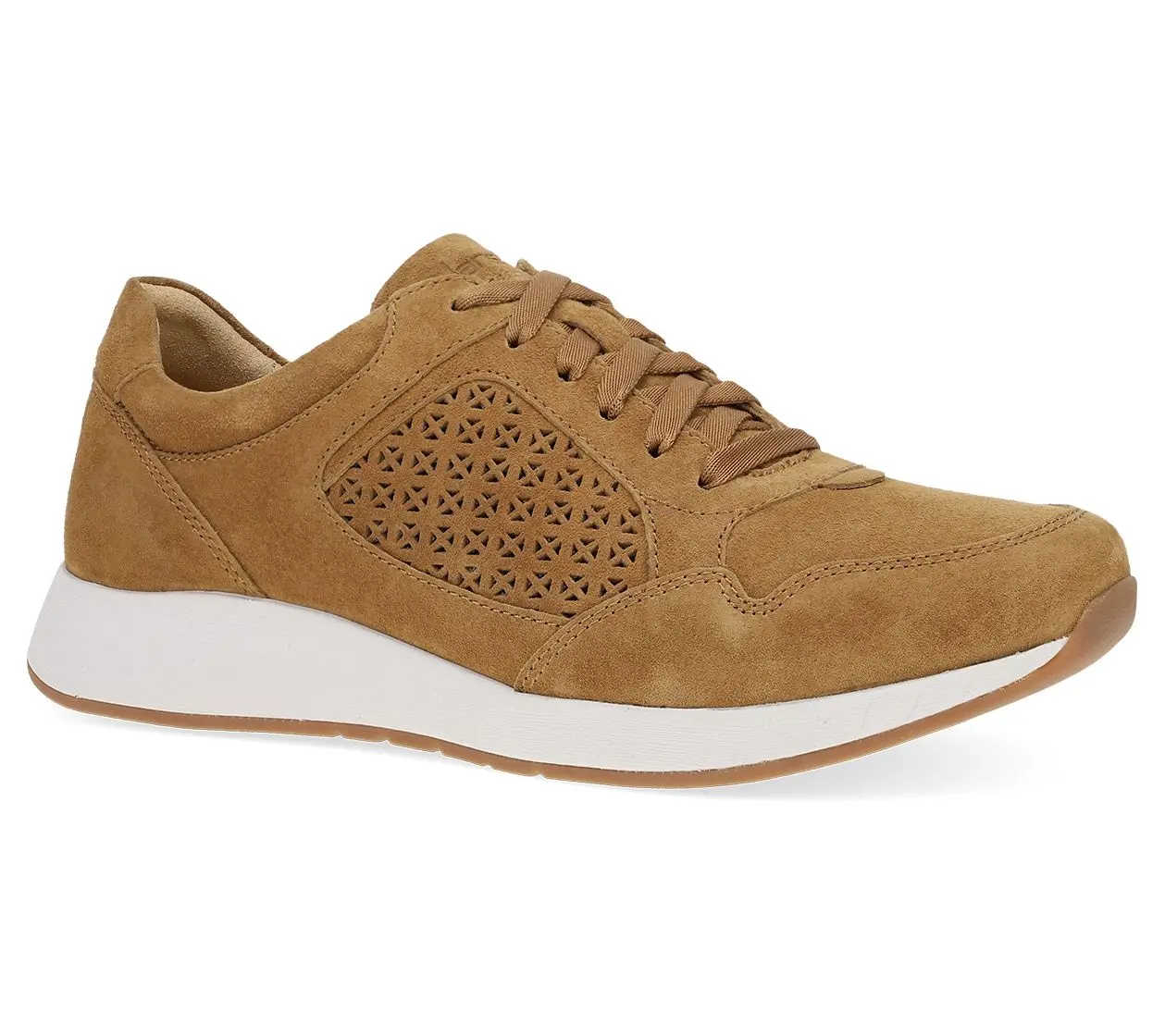 Dansko Catie Tan Suede Sneaker