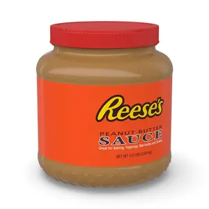 REESE'S Peanut Butter Sauce Bulk Jar, 4.5 lb REESE'S Peanut Butter Sauce Bulk Jar, 4.5 lb