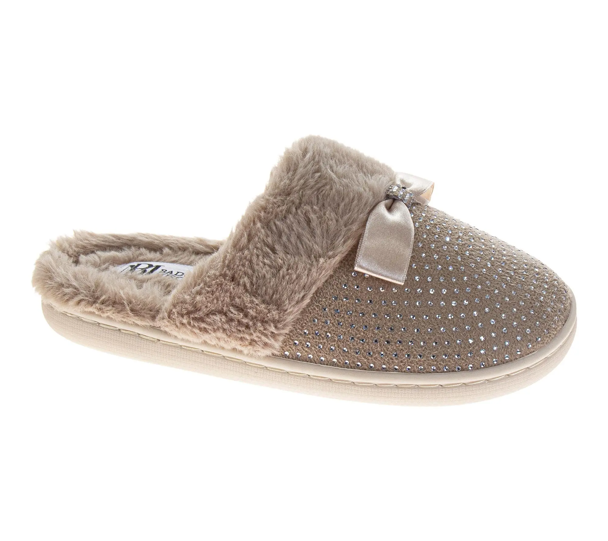 Badgley Mischka Women's Rhinestone Slippers