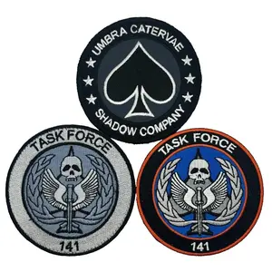 Duty Calls Modern Warfare Task Force 141 Umbra 3 Piece (Iron On)(3.5 inch)