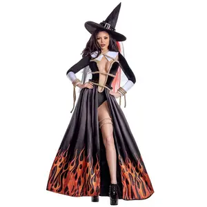 Women's Sexy Hellfire Witch Costume