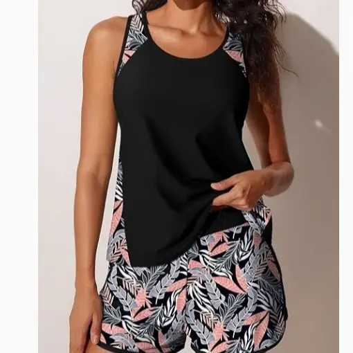 Black (top + shorts)