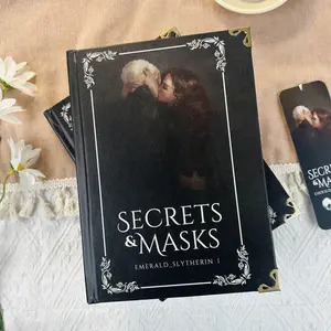 Secrets and Masks (Emerald_Slytherin) | Handmade Special Edition Hardcover | Gold Metal Corners | Premium Artisan Collector's Item