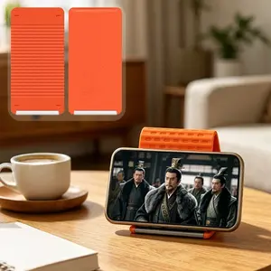 Soft Silicone Flexible Foldable Phone Holder, Multi-angle Adjustable Deformable Lazy Stand, Universal Desktop Support Bracket for Phone Tablet Laptop Travel Use