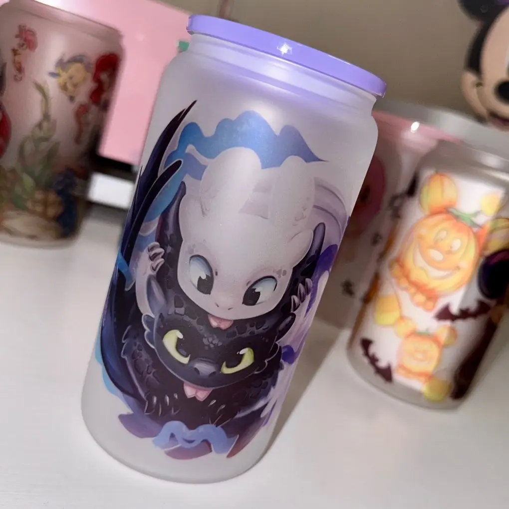 Cute Baby Dragon Glass Cup