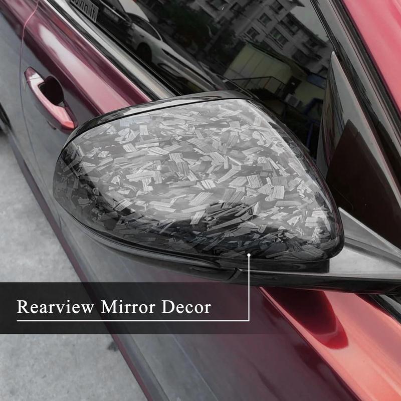 12" x 60" Gloss Forged Carbon Fiber Car Wrap Vinyl Bubble Free Air Release Adhesive Car Wrap Film Roll  DIY Decals ( 1 FT x 5 FT)