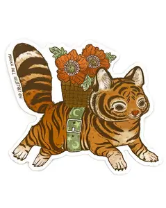 Tiger Blossom Sticker