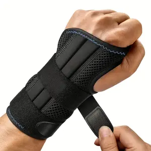 1pc/2pcs Adjustable Wrist Support Braces for Men & Women - Nighttime Wrist Splint with Straps, Breathable Polyester Fabric, 20-27cm (7.87-10.51 inches) Fits Hand Circumference 7.87-10.51 Inches