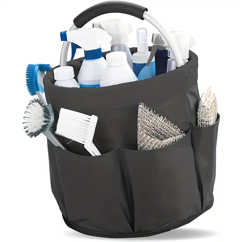 Foldable Open Storage Box, Durable Lightweight Basket, Six-Grid Multi-Functional Barrel Shape, Portable Picnic & Beach Basket, Picnic Essentials