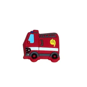 FireTruck Croc charm