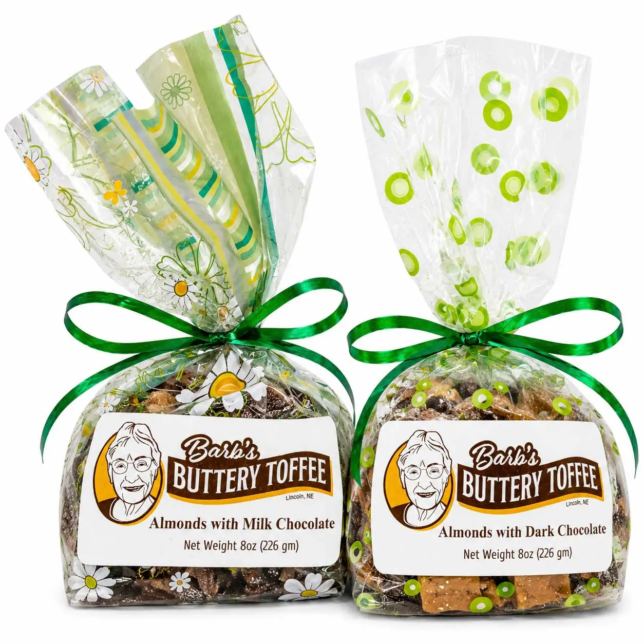 IN-STORE PICKUP ONLY | Homemade Almond Toffee Bundle | 8 oz | Milk and Dark Chocolate | Barb's Buttery Toffee