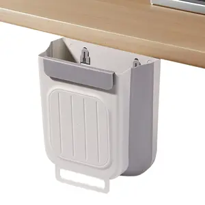 Instantly Free Up Floor Space with This 7L Foldable Wall Trash Bin – Mounts Securely Inside Cabinet Doors or Under Sinks, Collapses When Not in Use, and Keeps Waste Hidden and Accessible in Kitchens, Bathrooms, Offices, or RVs