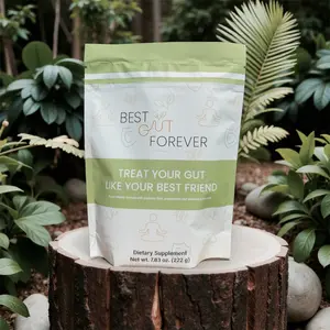 BEST GUT FOREVER Organic Fiber Powder with Prebiotic Plant-Based Antioxidants & Botanicals for Smooth Digestion & Gut Health