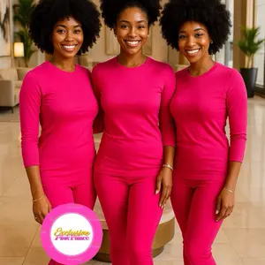 Pretty N Pink Two Piece Set - Soft Cotton T-Shirt with Bold Lettering for Casual & Dressy Looks - Exclusive Pink Palace - Clothes
