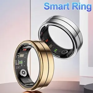 Smart Ring Health Tracker - Heart Rate, Sleep Monitor, Waterproof Fitness Ring 7 Day Battery