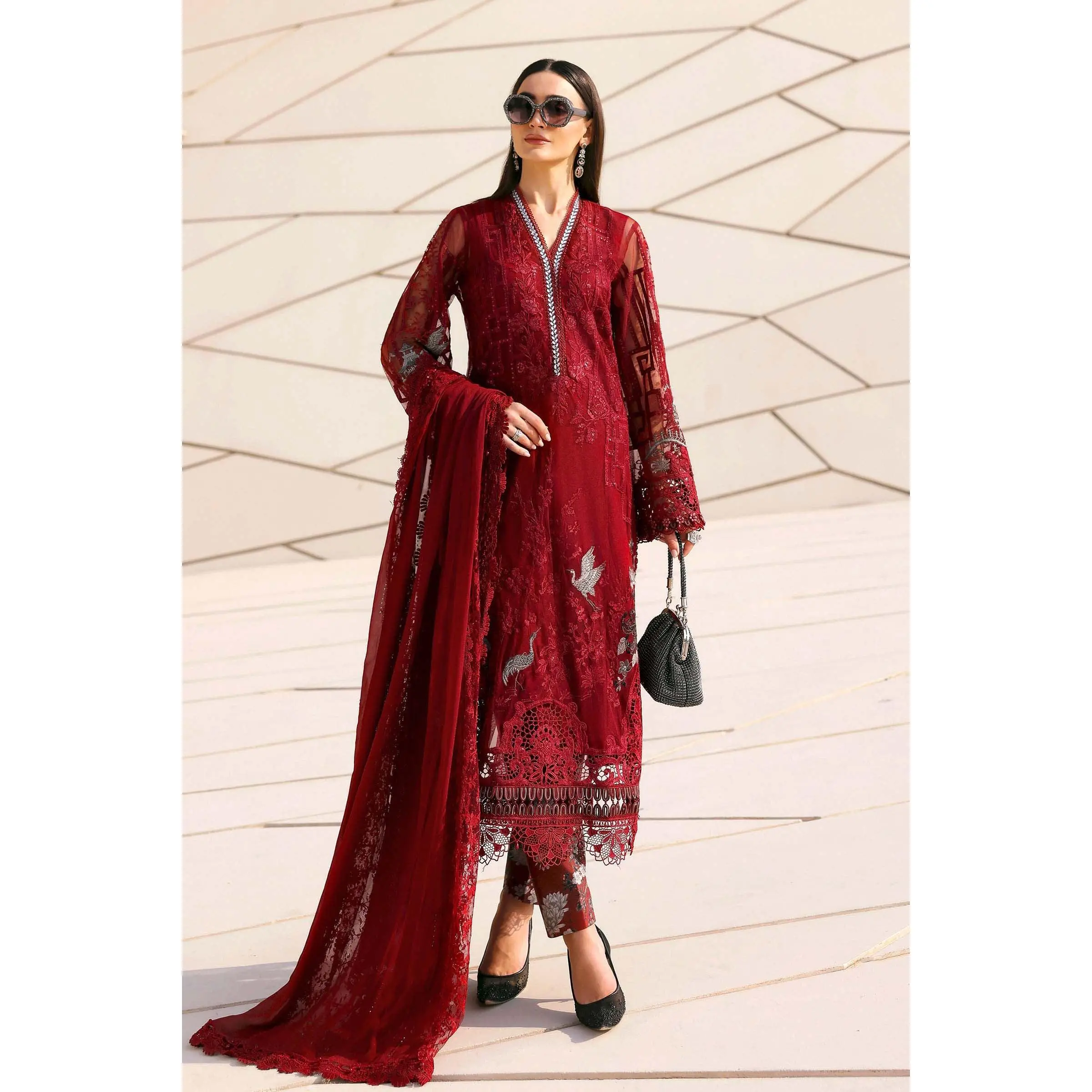 Maria B - D-2607-A Three Piece Net