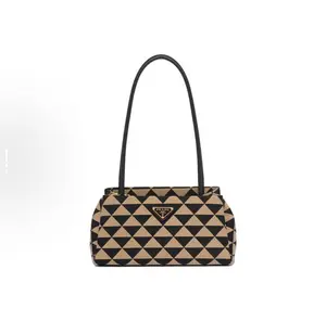 Pre-owned PRADA · Shoulder Bags Tessuto & Leather Tote Bag with Triangle Logo
