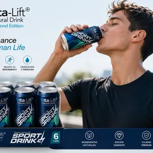 Vita Lift Energy Drink Human Life Diamond Edition Natural Sport Drink Enhance Human Life Pack 6 Beverage