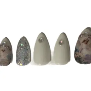 False Nails - Angel Nails, Guardian Angel, Archangel, Pray, Prayer, Rosaries, Church, French Tip Nails, Funny Bunny Nails, Nails Tiktok, Trending Nails Design, Short Nails Inspo, Press On Nails, Classy Nails, Almond Shaped Nails - Nail Art, Nail Care
